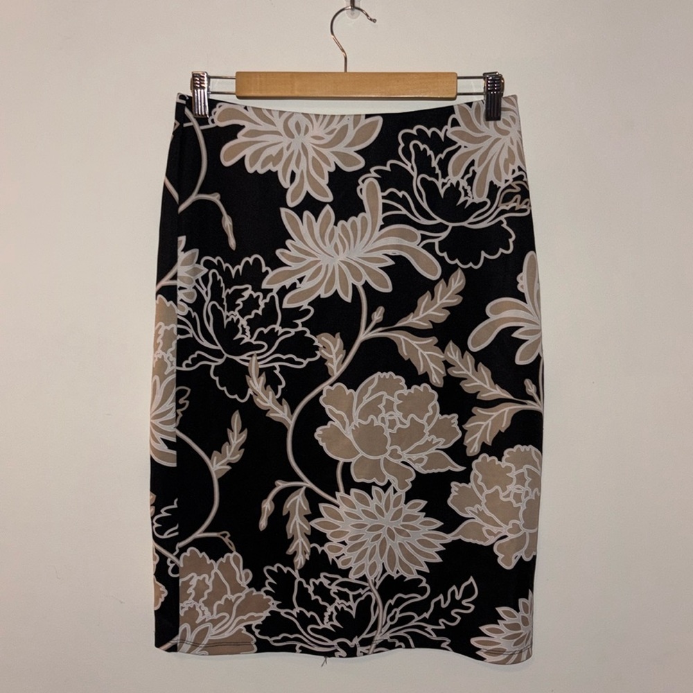 Olivia and Martin Patterned Pencil Skirt